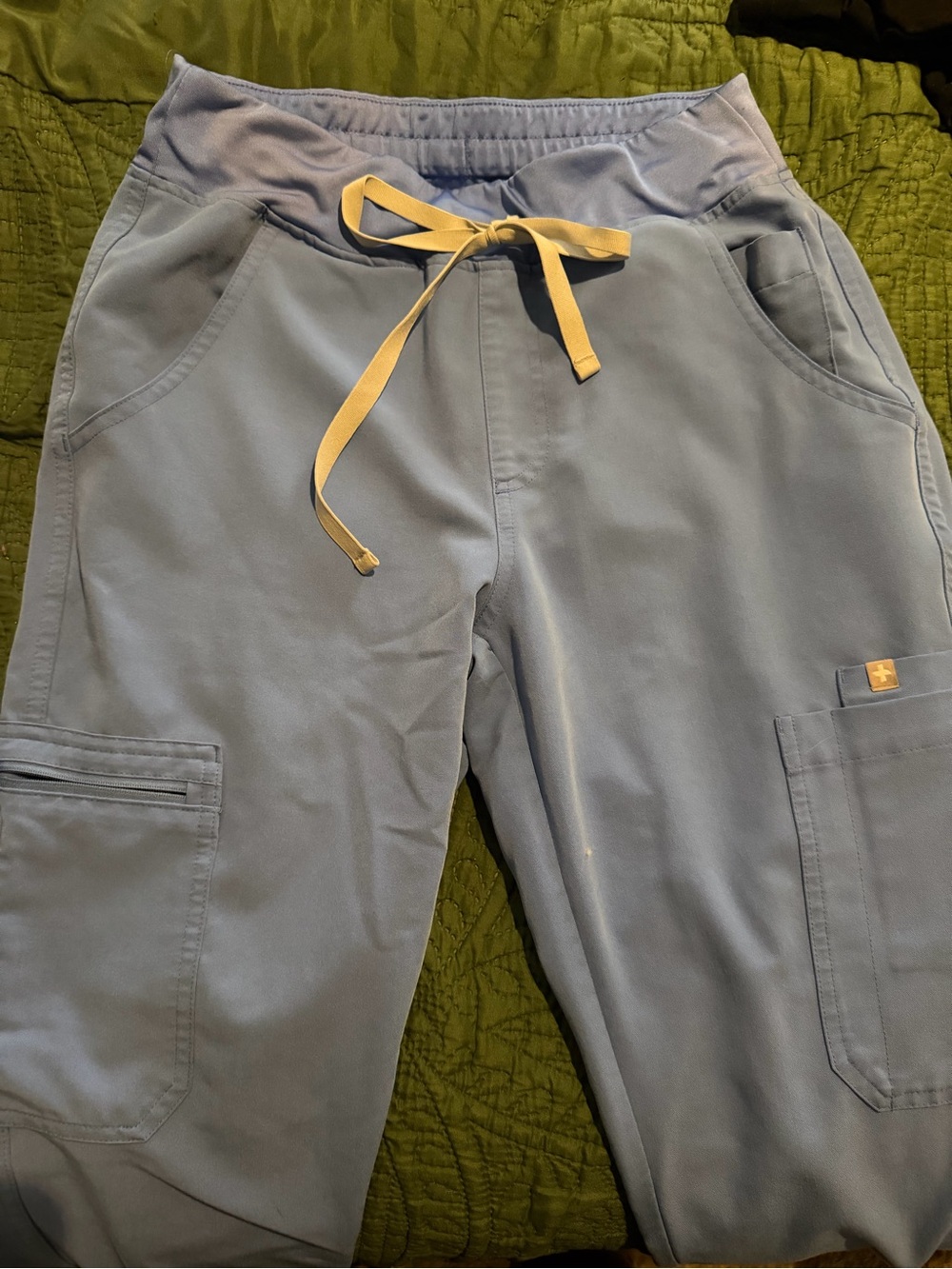 Figs Light Blue yola skinny